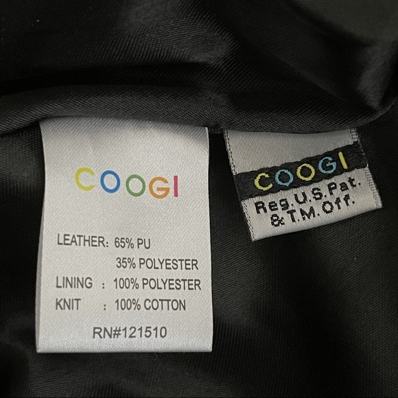 COOGI Faux Snake Skin Jacket Sweater Sleeve NWT size Small - Picture 10 of 16